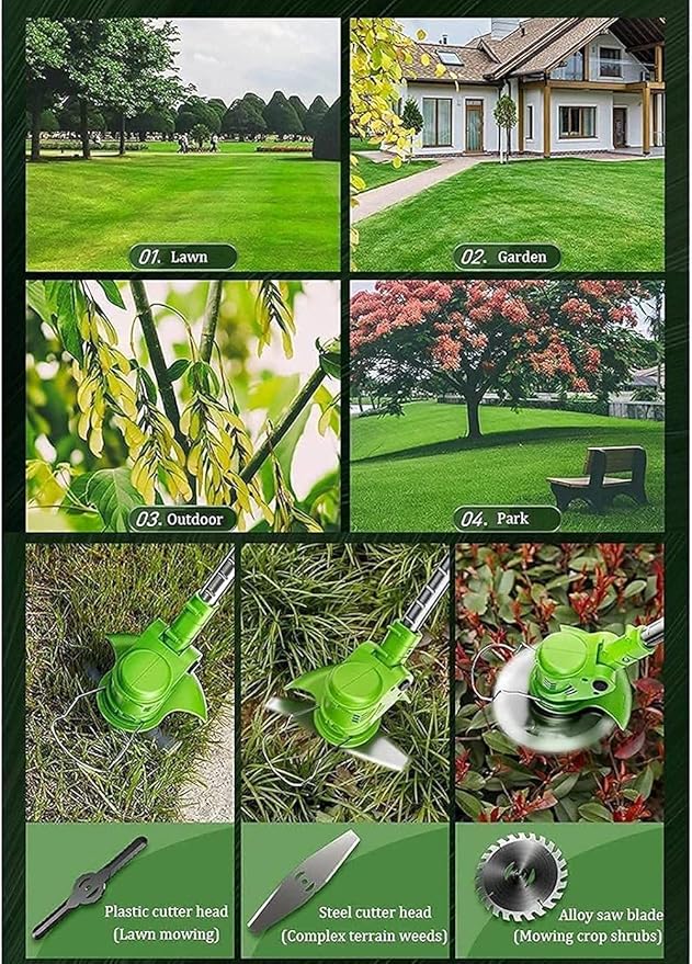 Portable Electric Grass Cutter Edger Lawn Mower